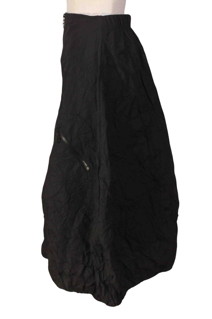 side view of Black Crush Astrid Skirt by Kozan