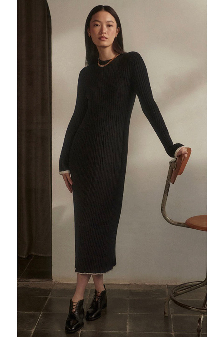 Axel Rib Knit Midi Dress-Varley