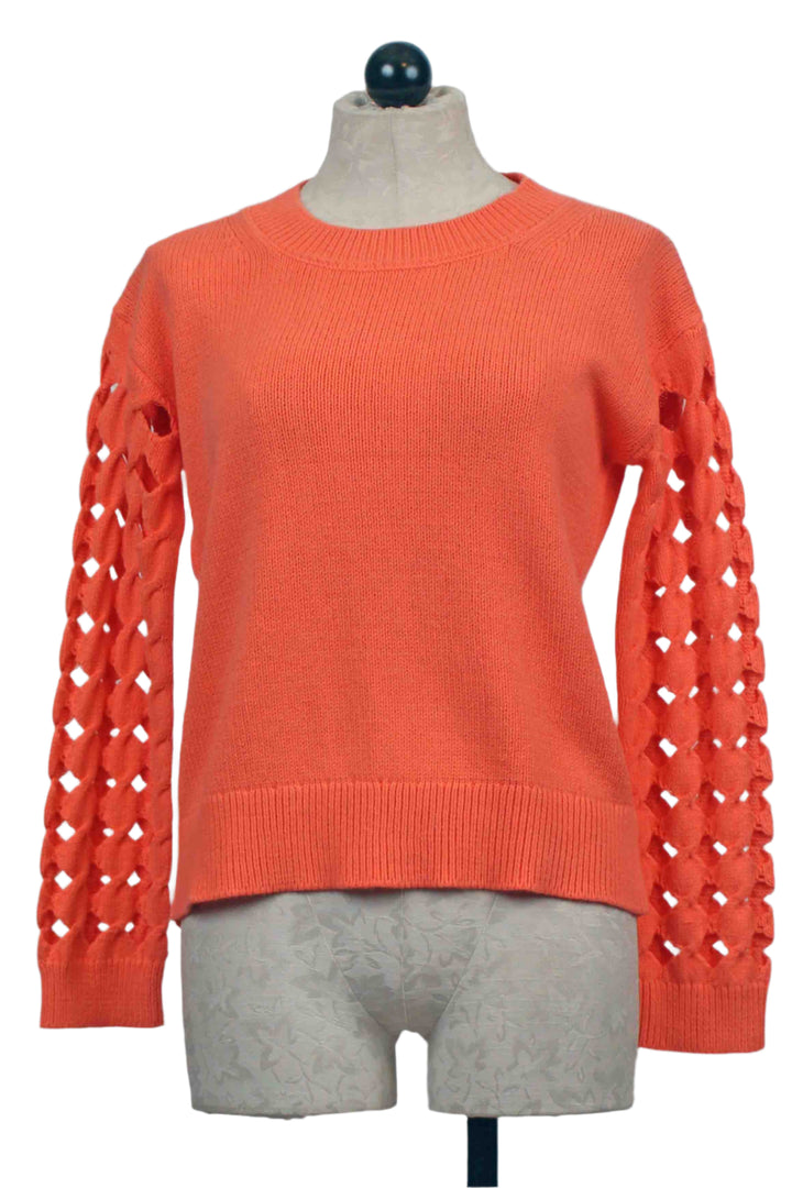 Neon Orange After Hours Sweater by Lisa Todd