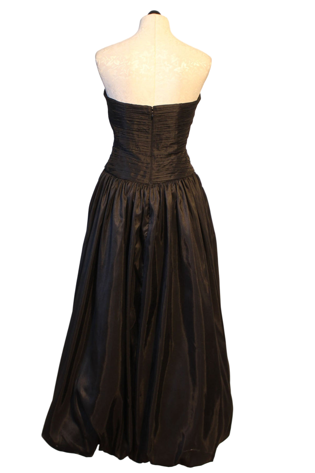 back view of The Black Georgina Dress by Hutch