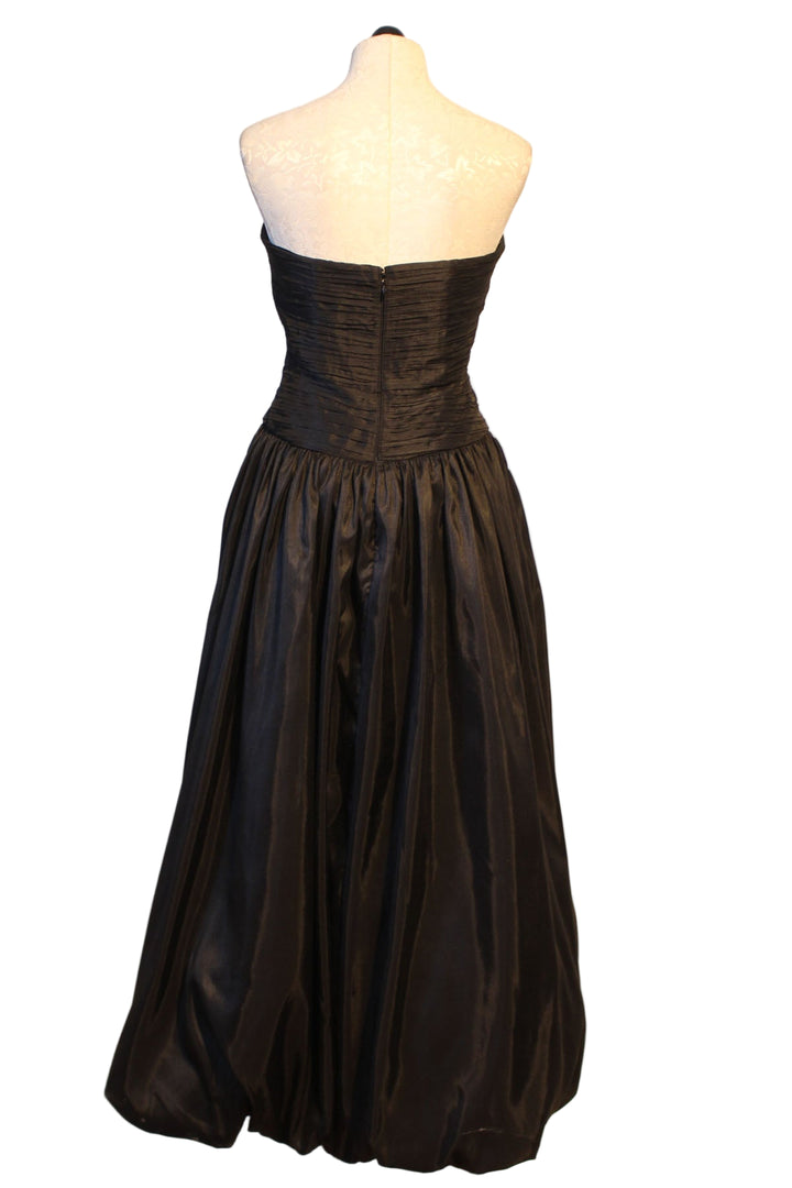 back view of The Black Georgina Dress by Hutch