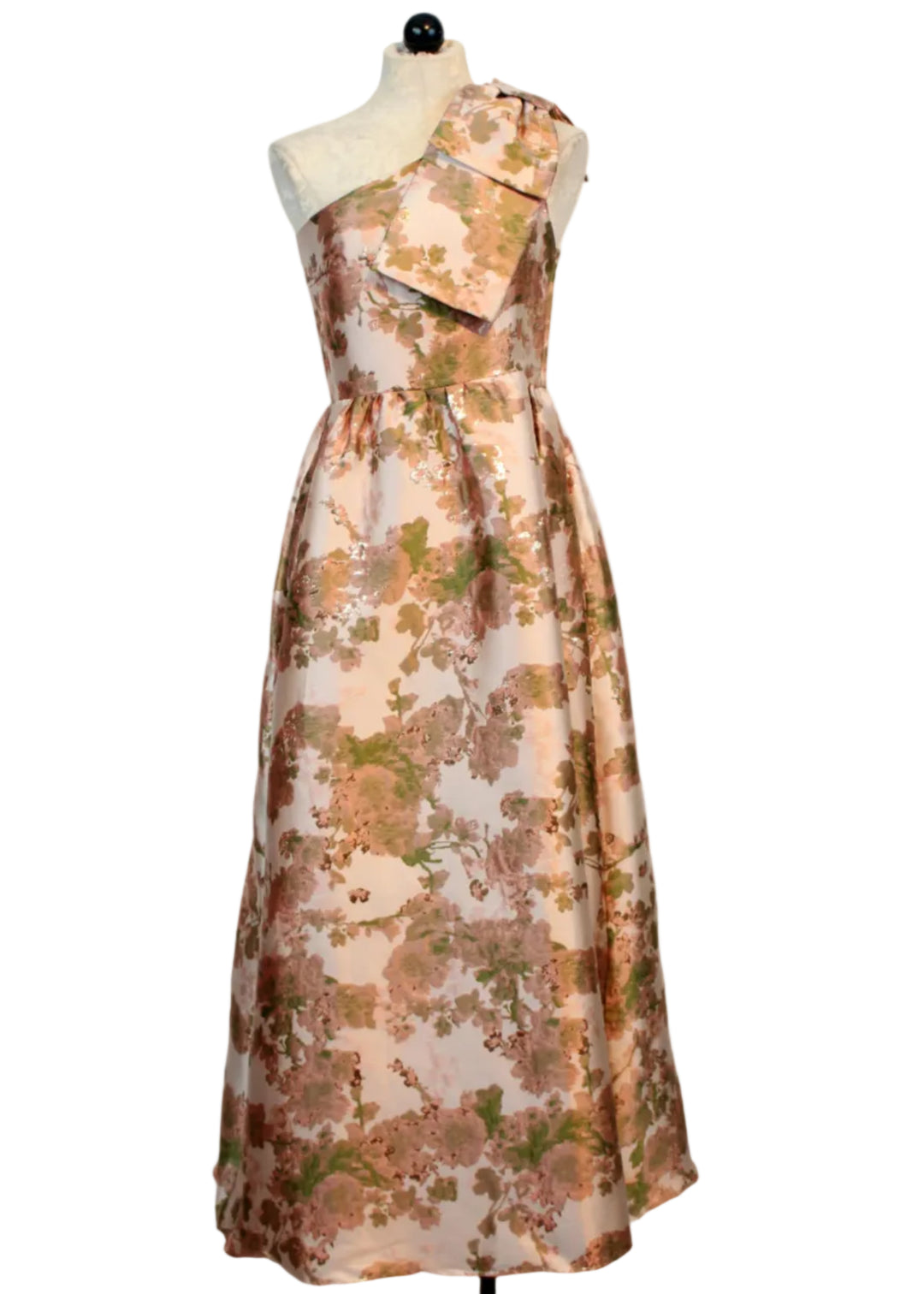 abbey glass dress Caroline Baby's Breath Jacquard Gown-Abbey Glass Baby's Breath / S