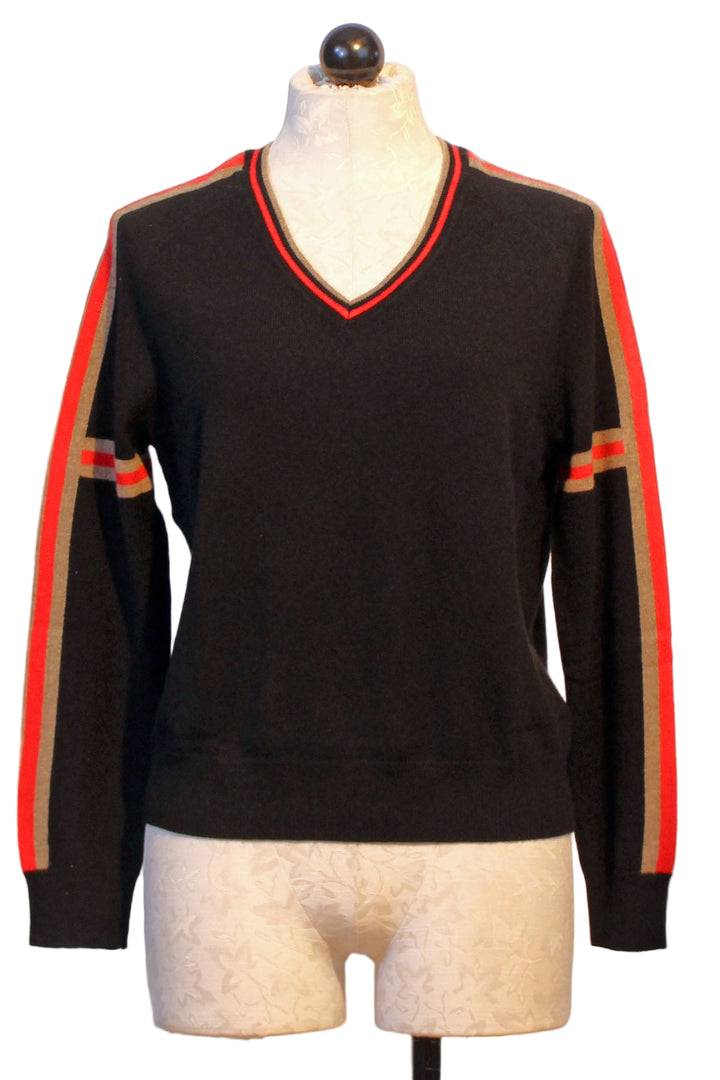 Black Baquo V Neck Sweater by Aldo Martins