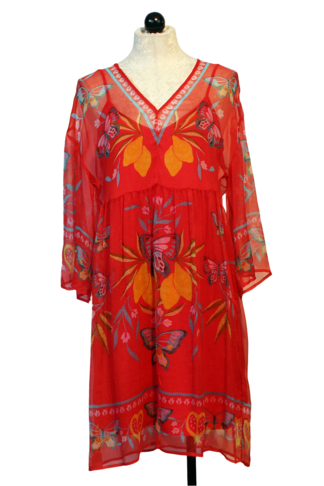 Barbara Mini Dress by Johnny Was in Ekaterina Print
