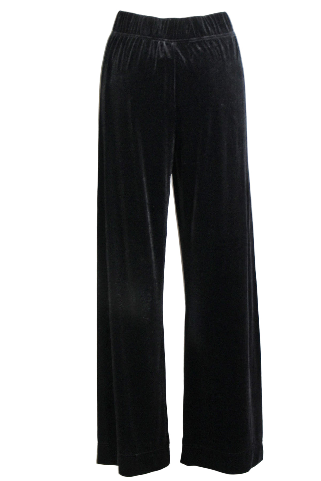 back view of Black Bates Velvet Two Front Pocket Pant by Velvet Heart