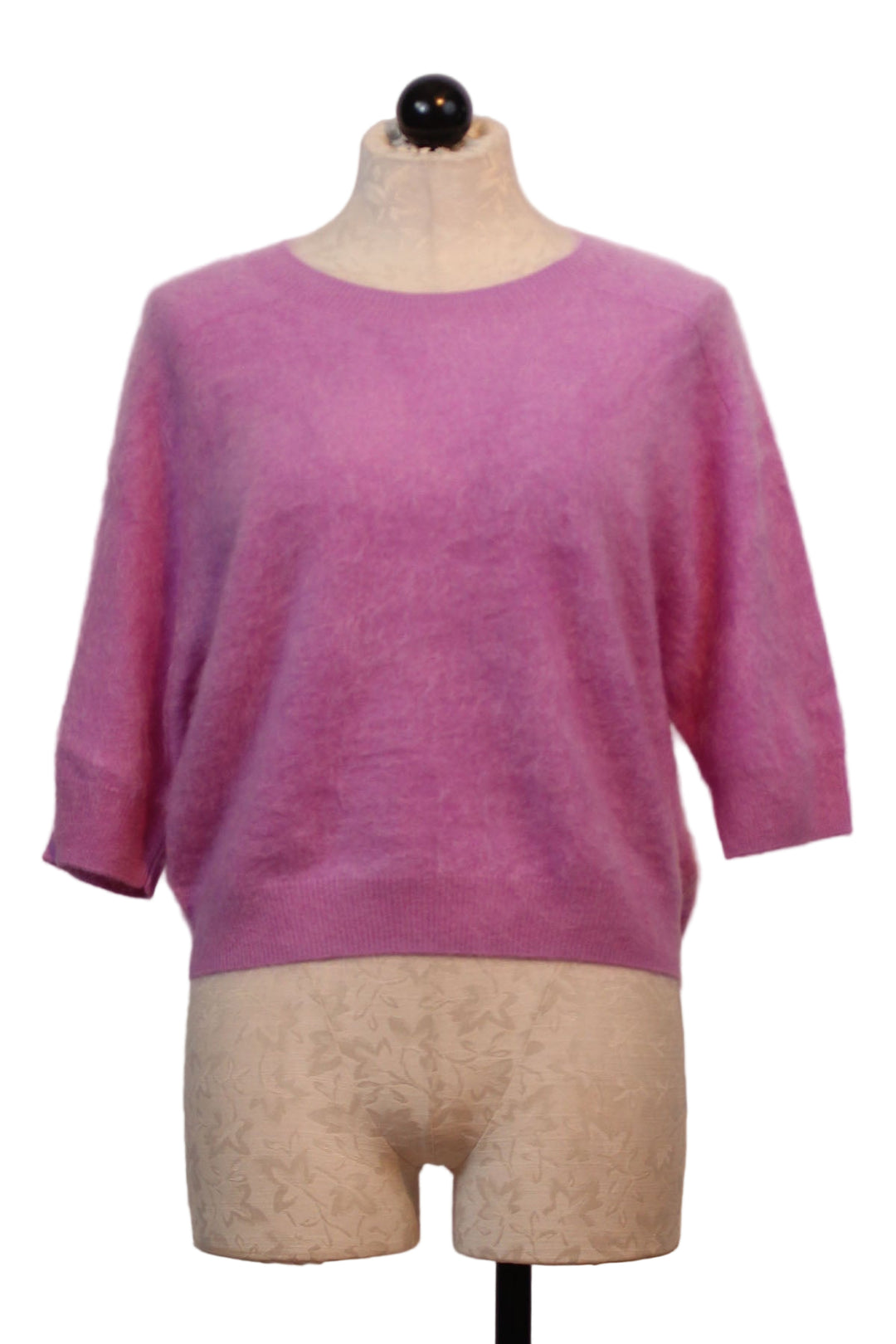 Misty Purple Brushed Belli Tee Sweater by Colorush