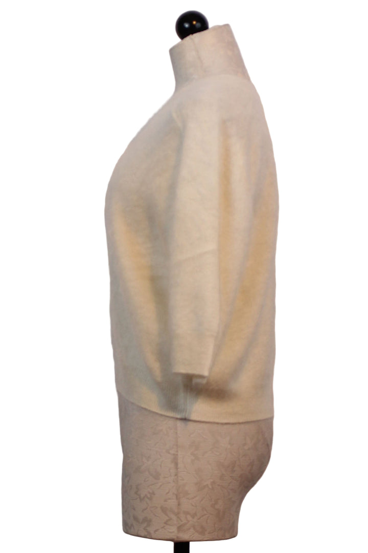 side view of Jasmin Brushed Belli Tee Sweater by Colorush