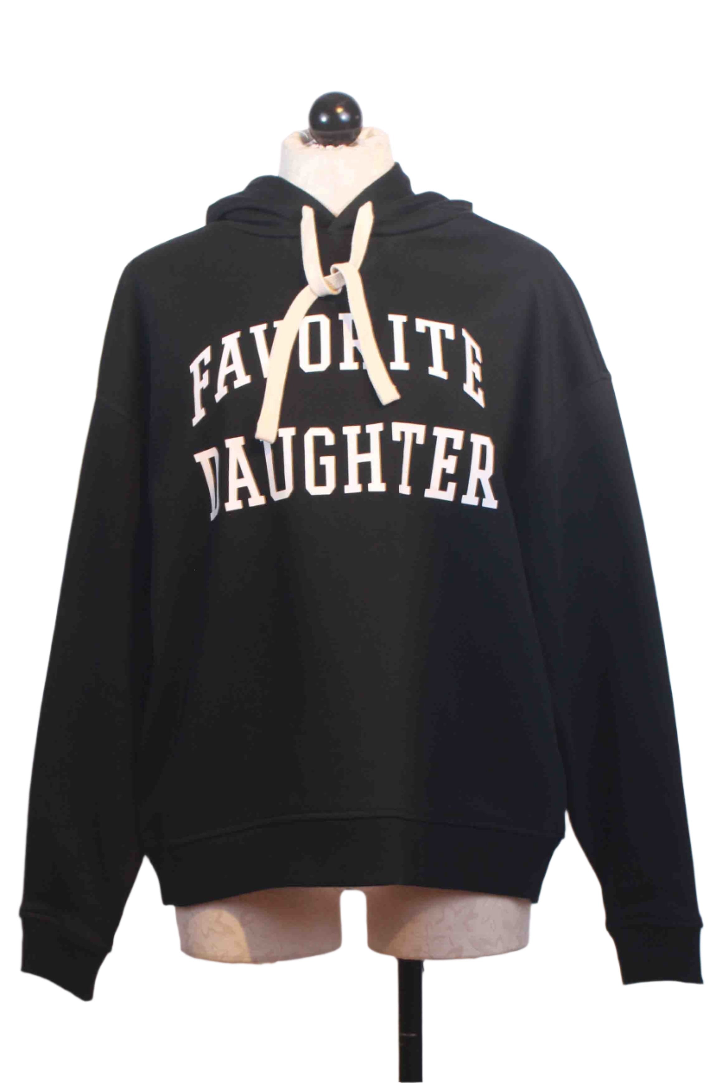 The Black Collegiate Hoodie Favorite Daughter