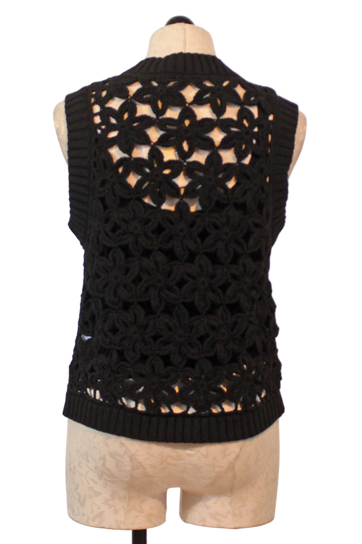 back view of Black Thea Shell Top by Marie Oliver