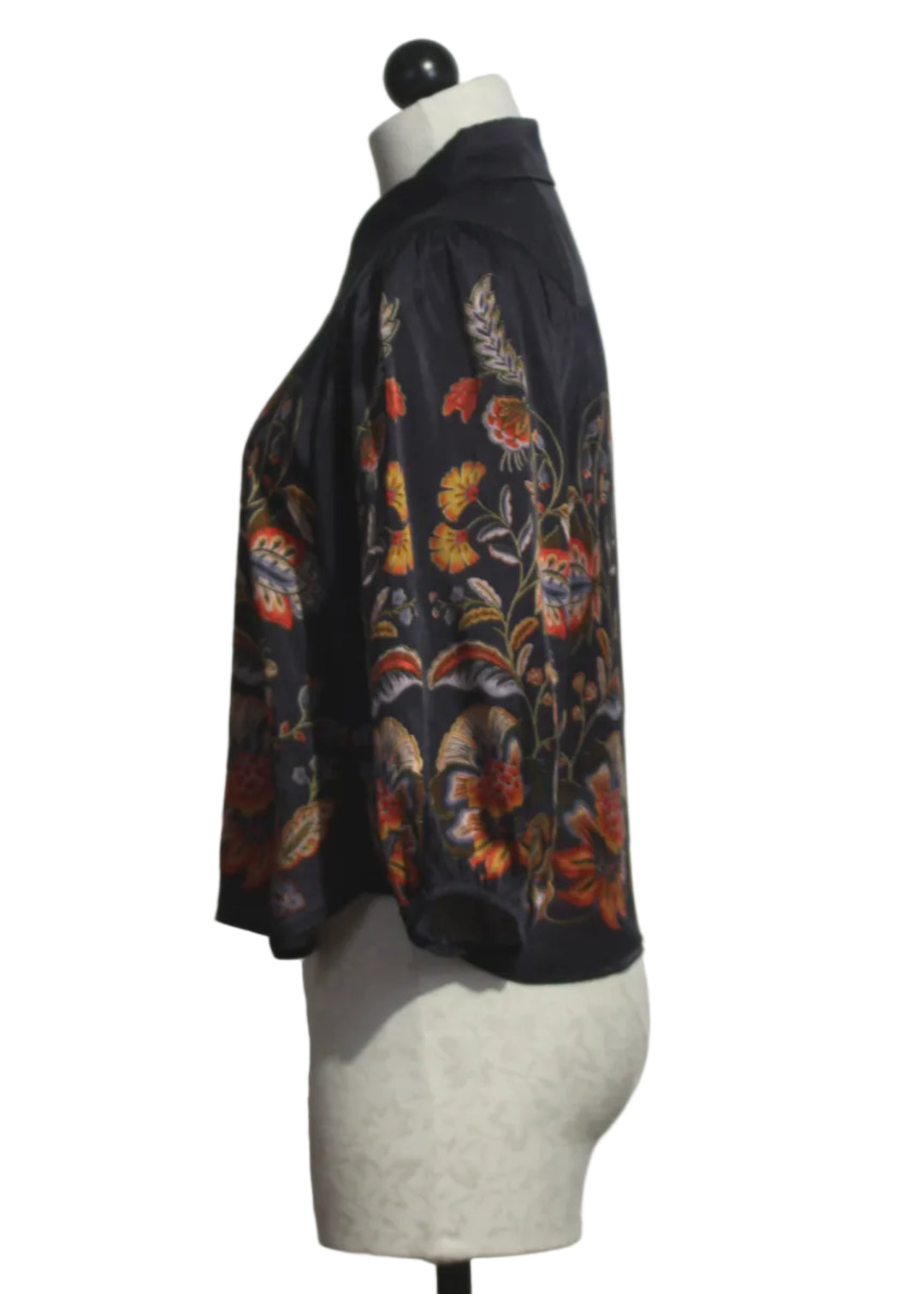 side view of The Juliette Top in Bush Paradise by Caballero 
