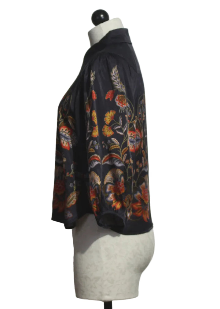 side view of The Juliette Top in Bush Paradise by Caballero 