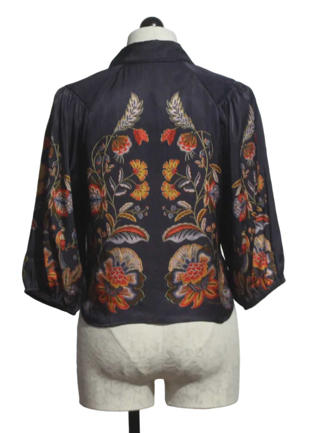 back view of The Juliette Top in Bush Paradise by Caballero 