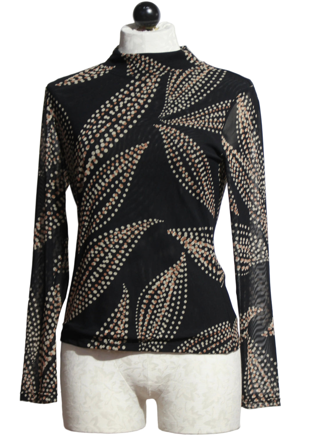 The Marta Top in Star Dust Leaf by Caballero 