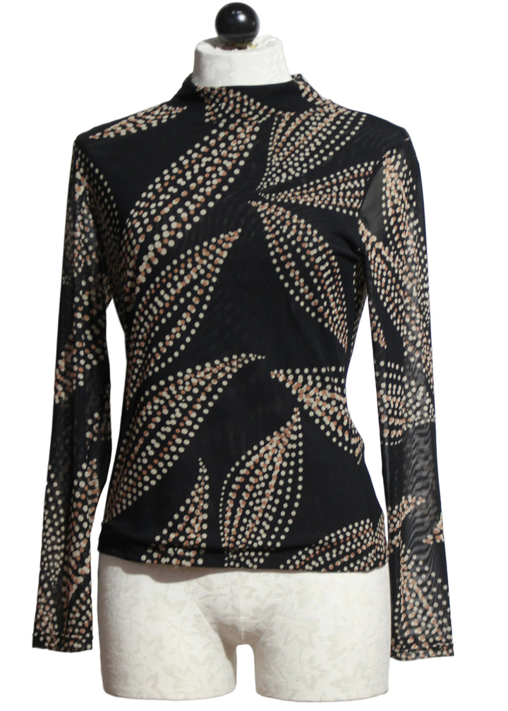The Marta Top in Star Dust Leaf by Caballero 