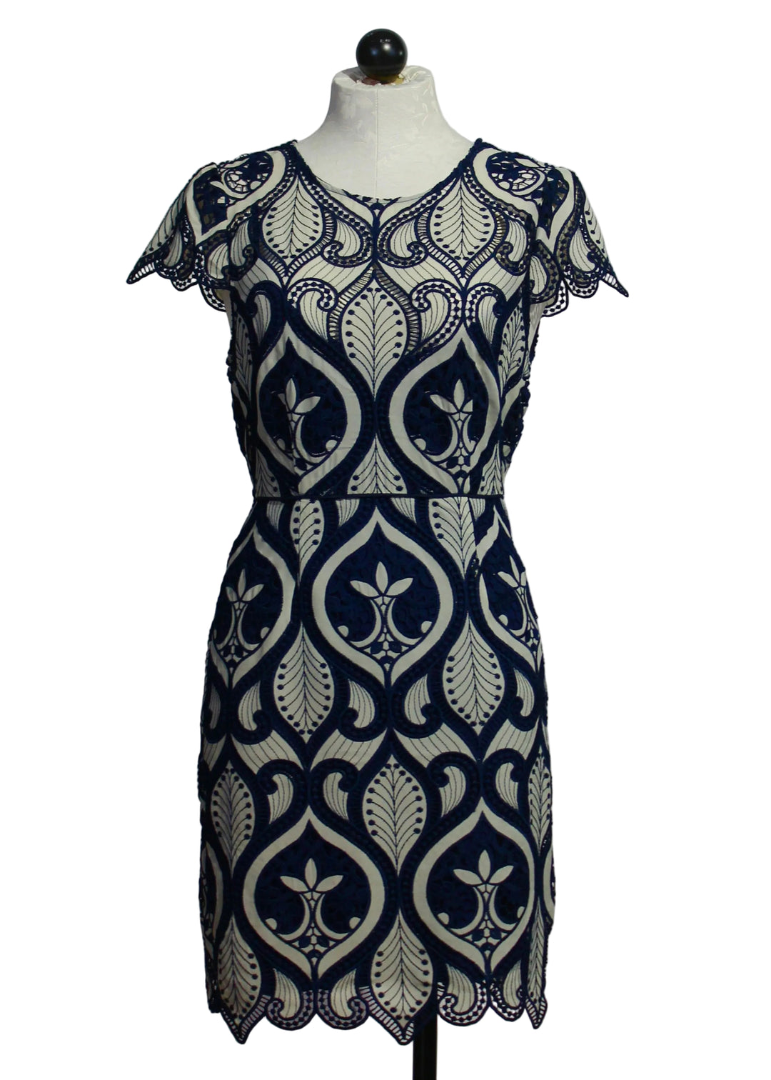 The Vanna Dress in Navy by Caballero