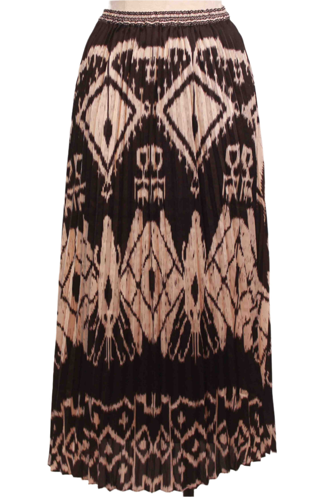 Ikat Tapestry Pleated Lucille Skirt by Caballero