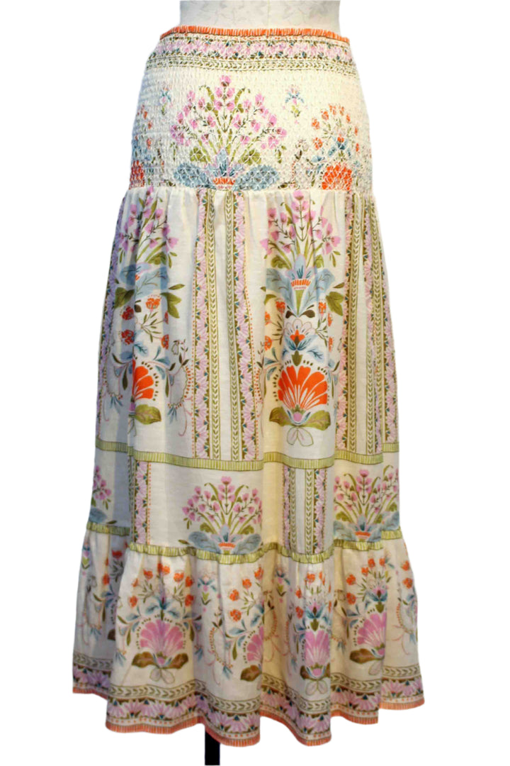back view of Chablis Vintage Floral Skirt by Caballero