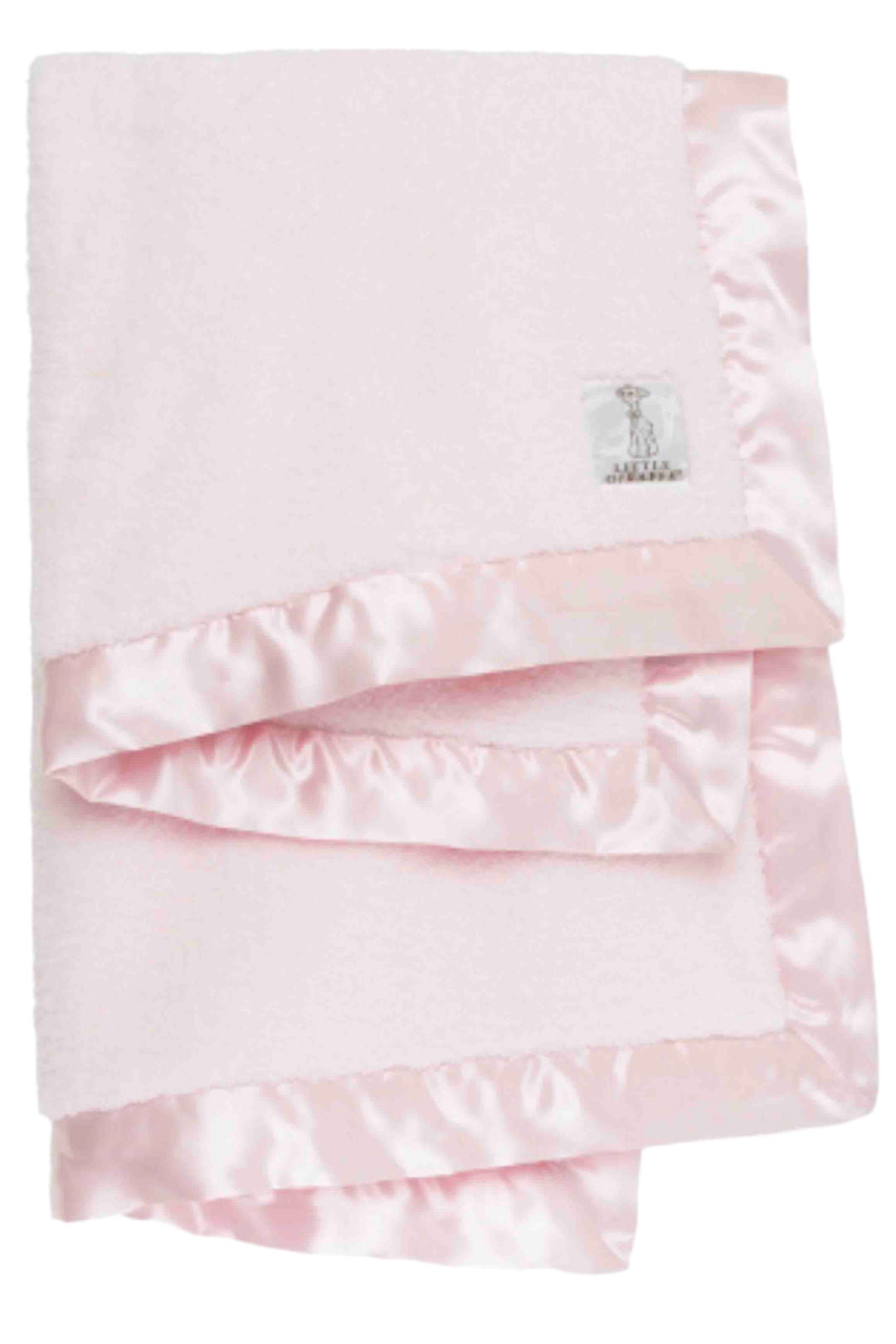 Pink Chenille Stroller Baby Blanket by Little Giraffe