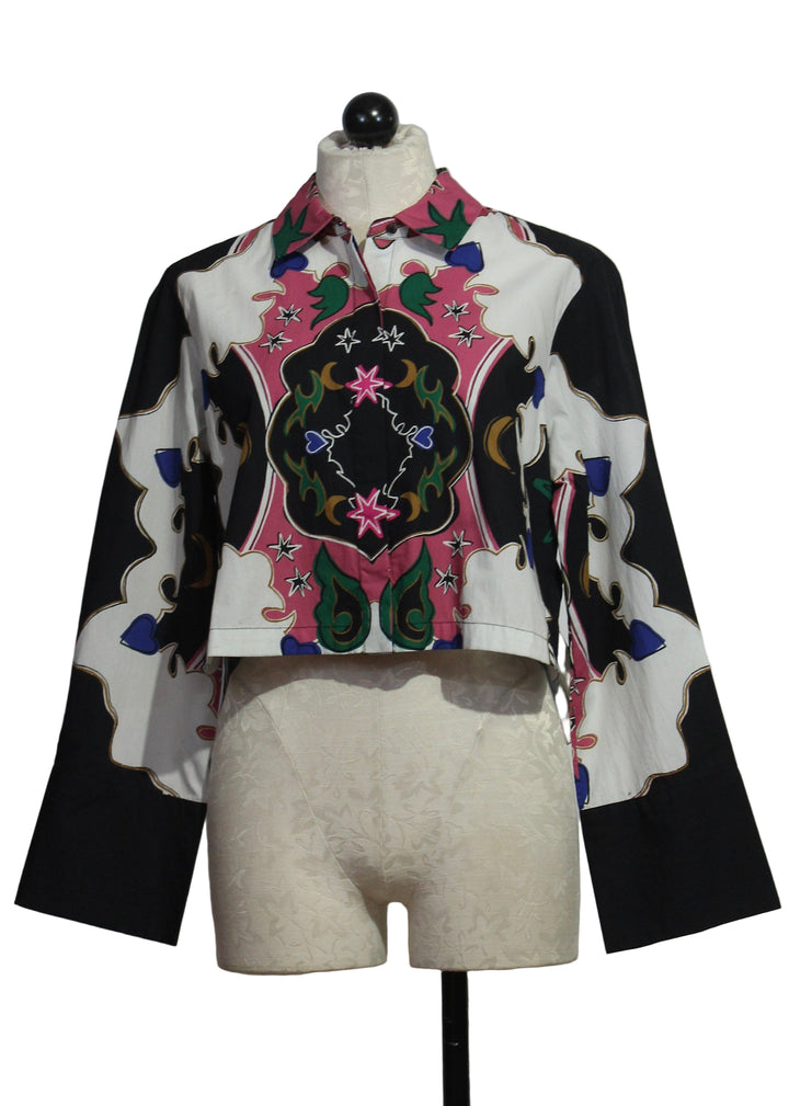 Zoya Blouse by Cleobella in the Estelar Print 