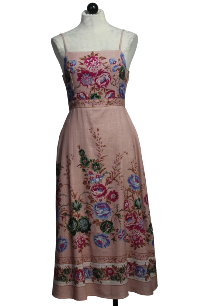 Trina Ankle Dress by Cleobella Pink Silva Floral