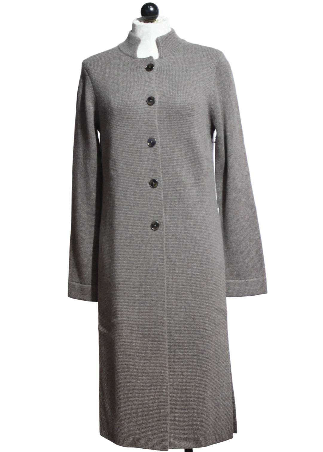 Portobella colored Imperial Sweater Coat by Margaret Oleary