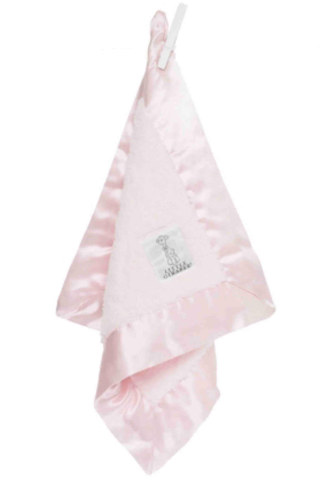 Pink Chenille Baby Blanky by Little Giraffe