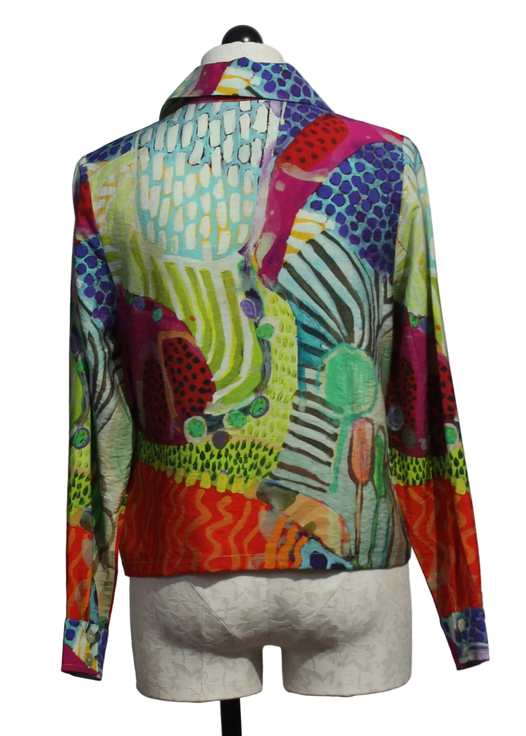 back view of Morning Hike Button Down Jacket by Claire Desjardins