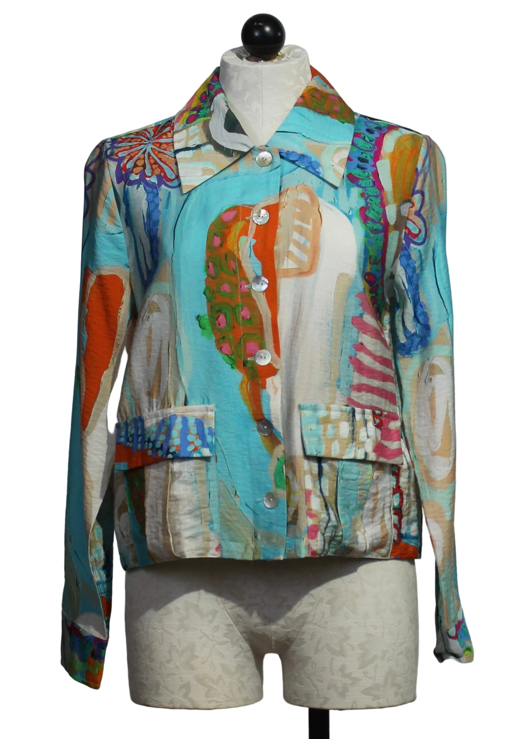Home of the Stingless Bees Button Down Jacket by Claire Desjardins 