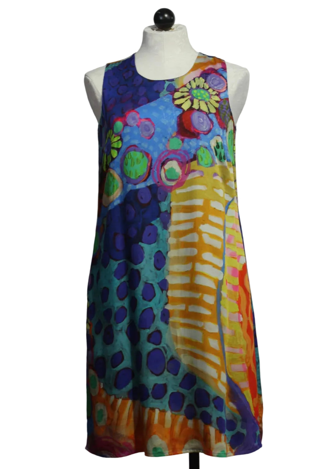 Morning Hike Sleeveless Dress by Claire Desjardins 