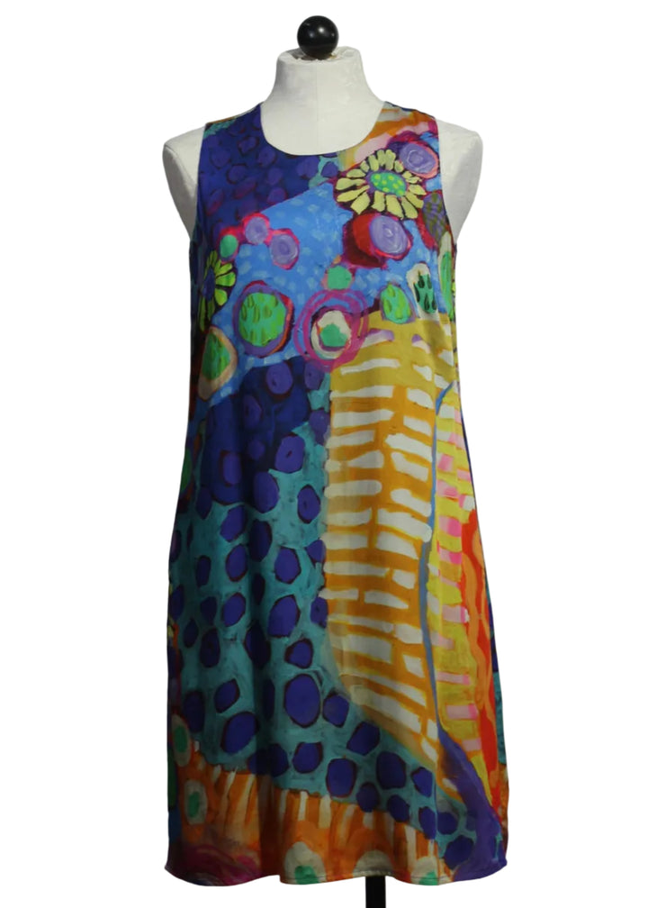Morning Hike Sleeveless Dress by Claire Desjardins 