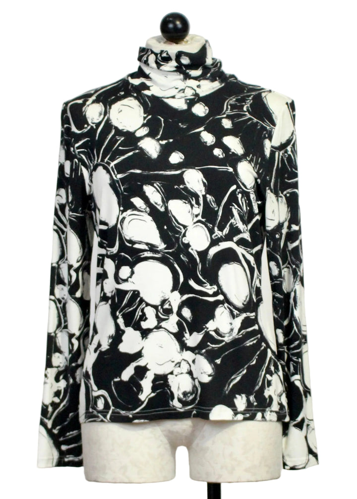 The Black and White Beach Finds Turtleneck by Claire Desjardins 