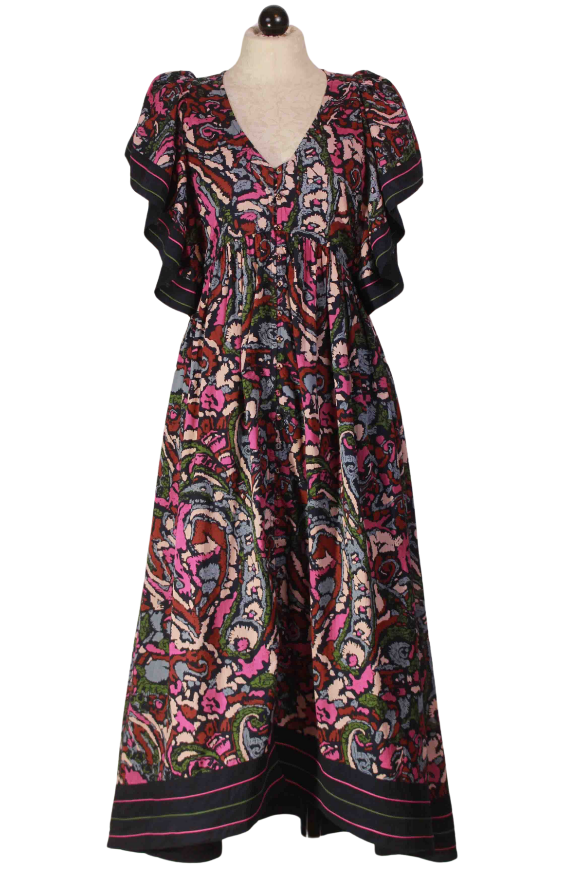 Corozal colored Carlotta Ankle Dress by Cleobella 