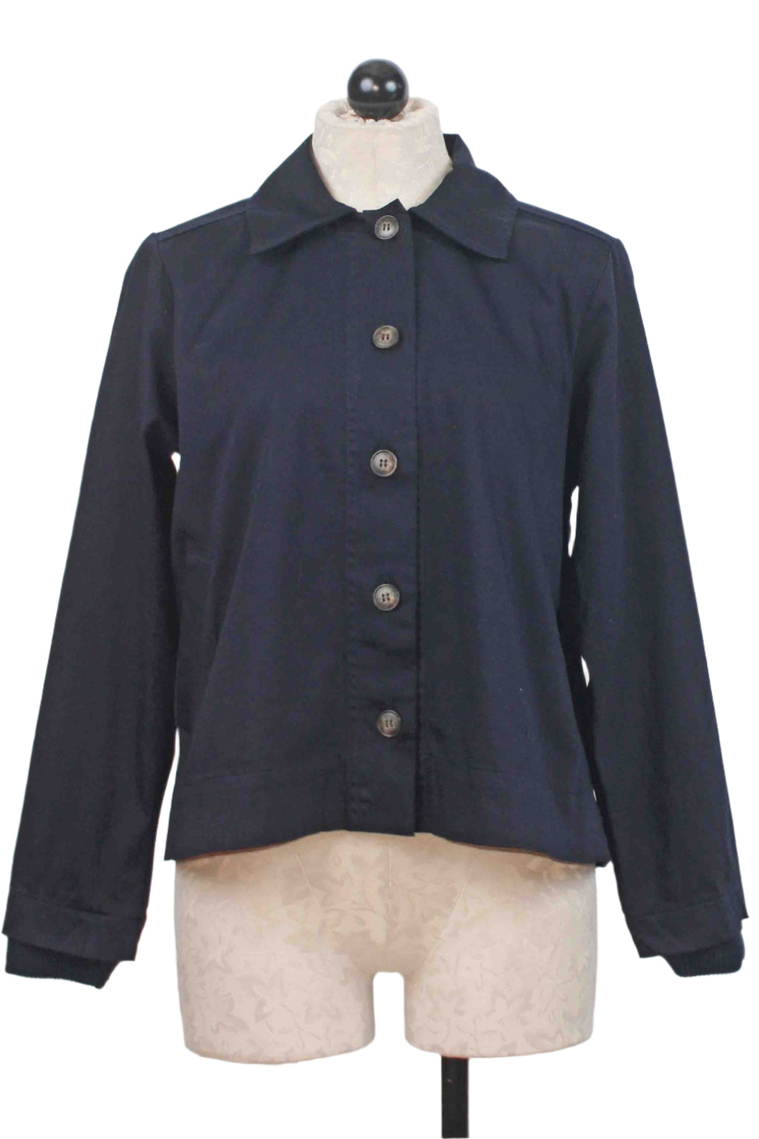 New Navy Cava Twill Peacoat by Stateside