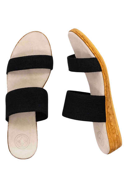 Black Cecilia Sandal by Charleston Shoe Company
