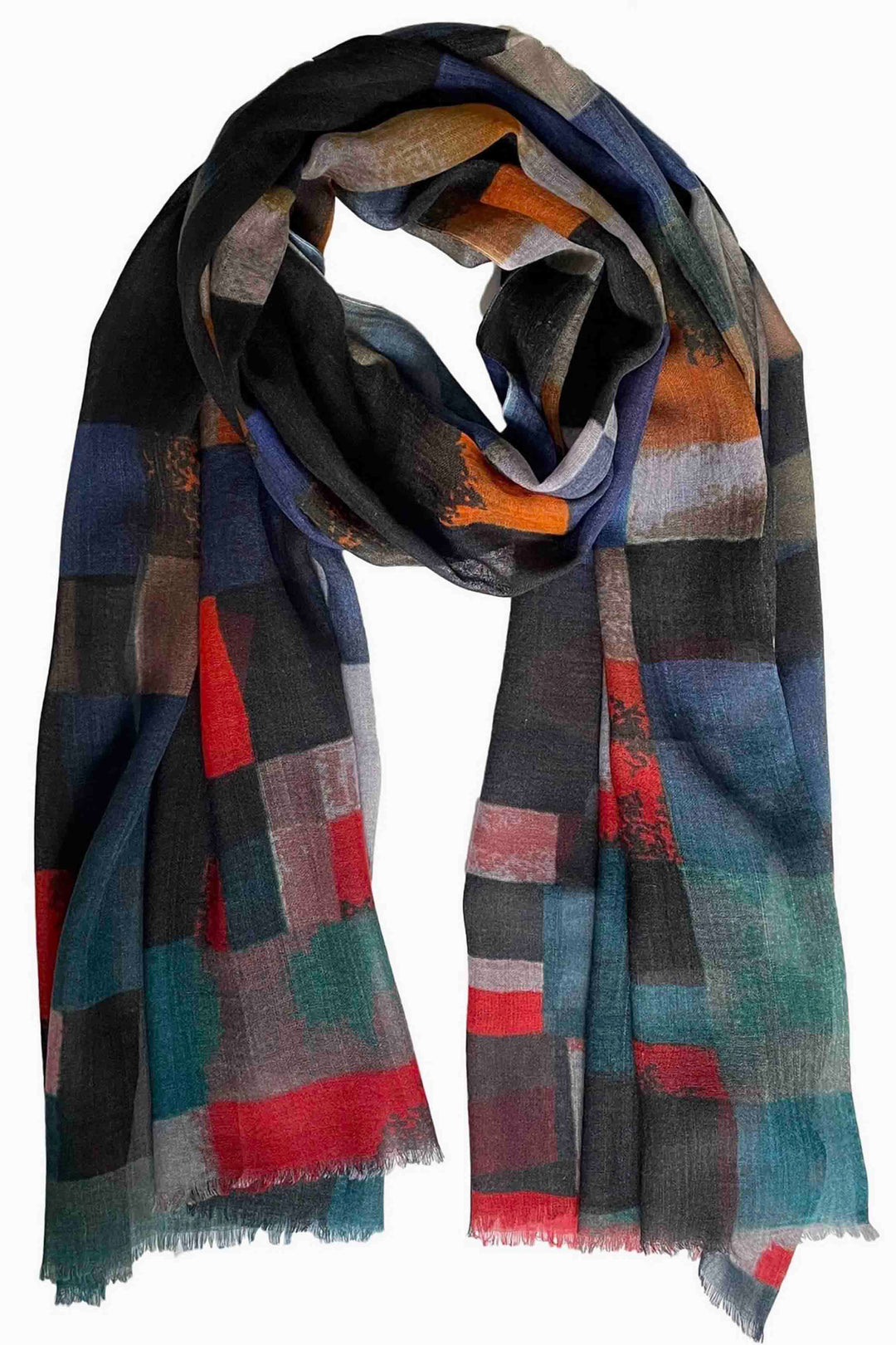 Geometric Digitally Printed Colette Scarf by Chinar