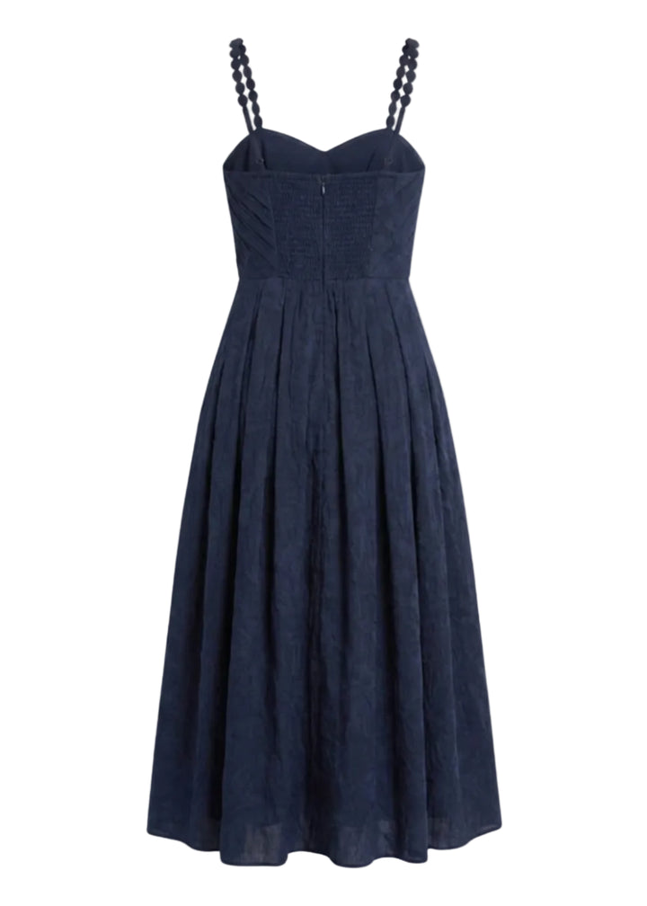 PF26 Marabel Midi Dress-Midnight Blue