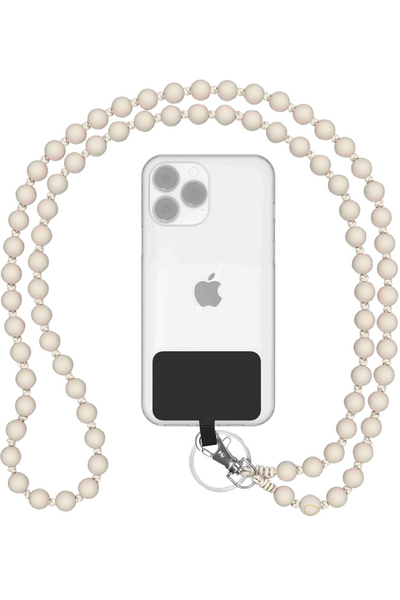 The Driftwood Beaded Cellphone Chain by Dropletsy