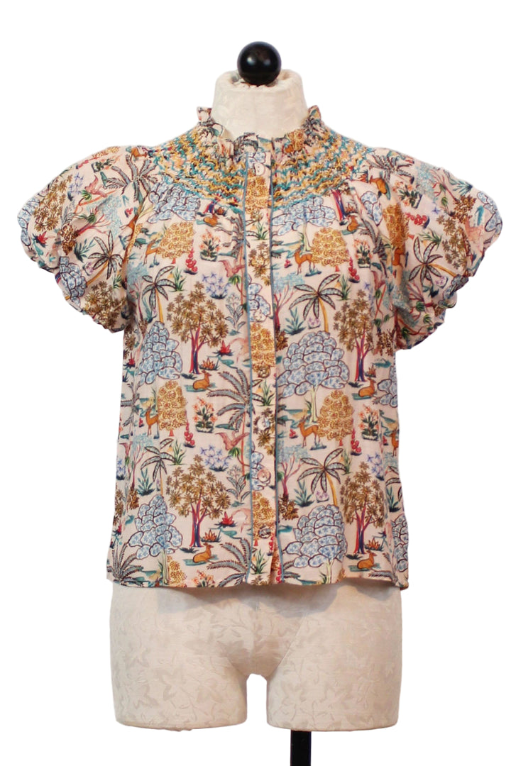 The Daisy Top by Elizabeth James in the Enchanted Print