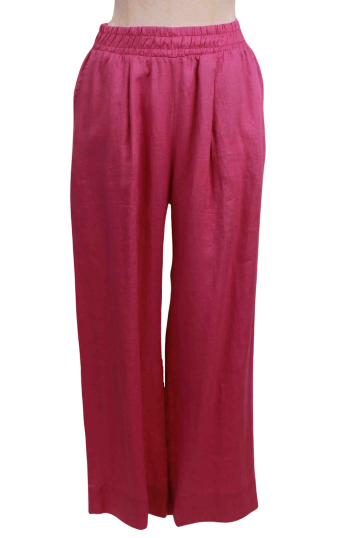 Fuschia Dellos Linen Pant by Devotion Twins