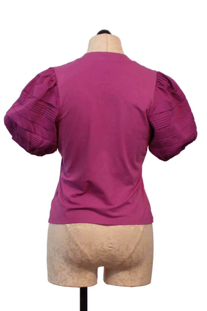 back view of Rosebud colored Dylan Tee by Love The Label