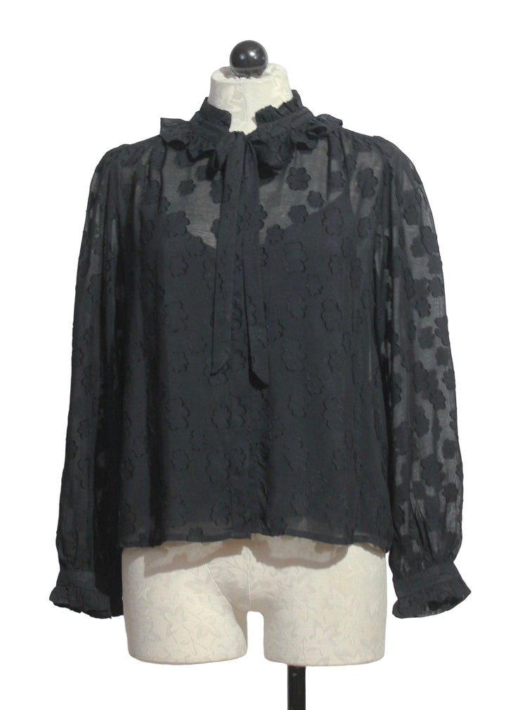 Black Juliette Blouse by Emily Lovelock