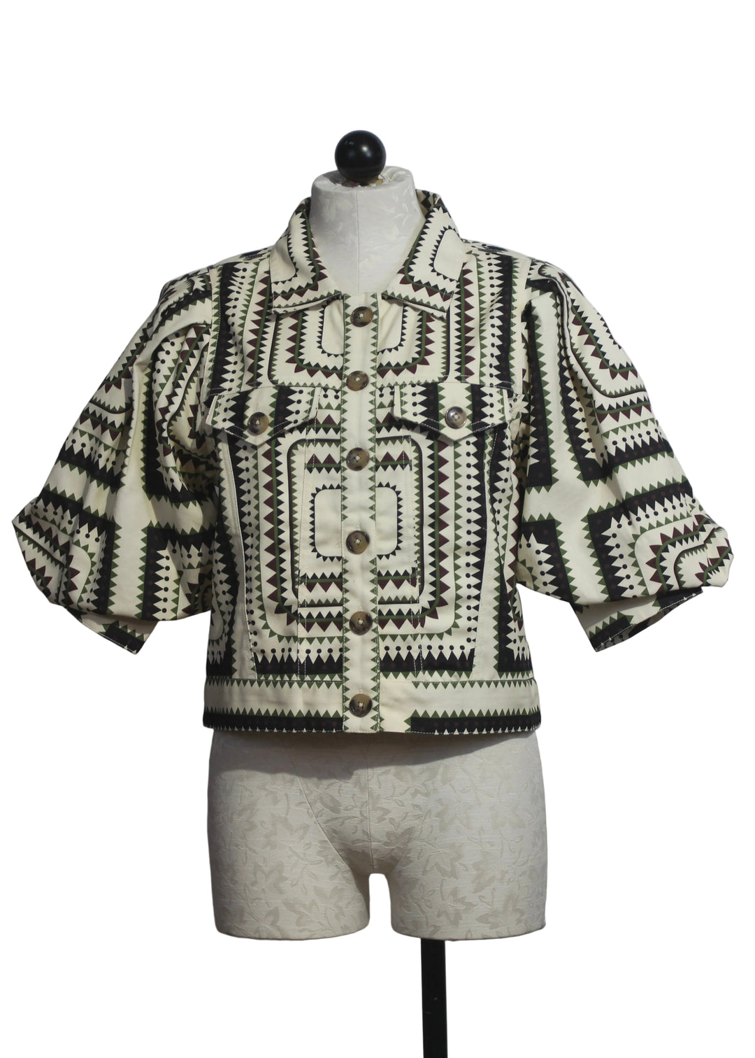 The Waxpaper Print Judy Jacket by Emily Lovelock 