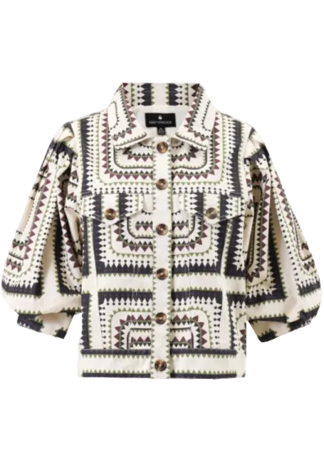 The Waxpaper Print Judy Jacket by Emily Lovelock 