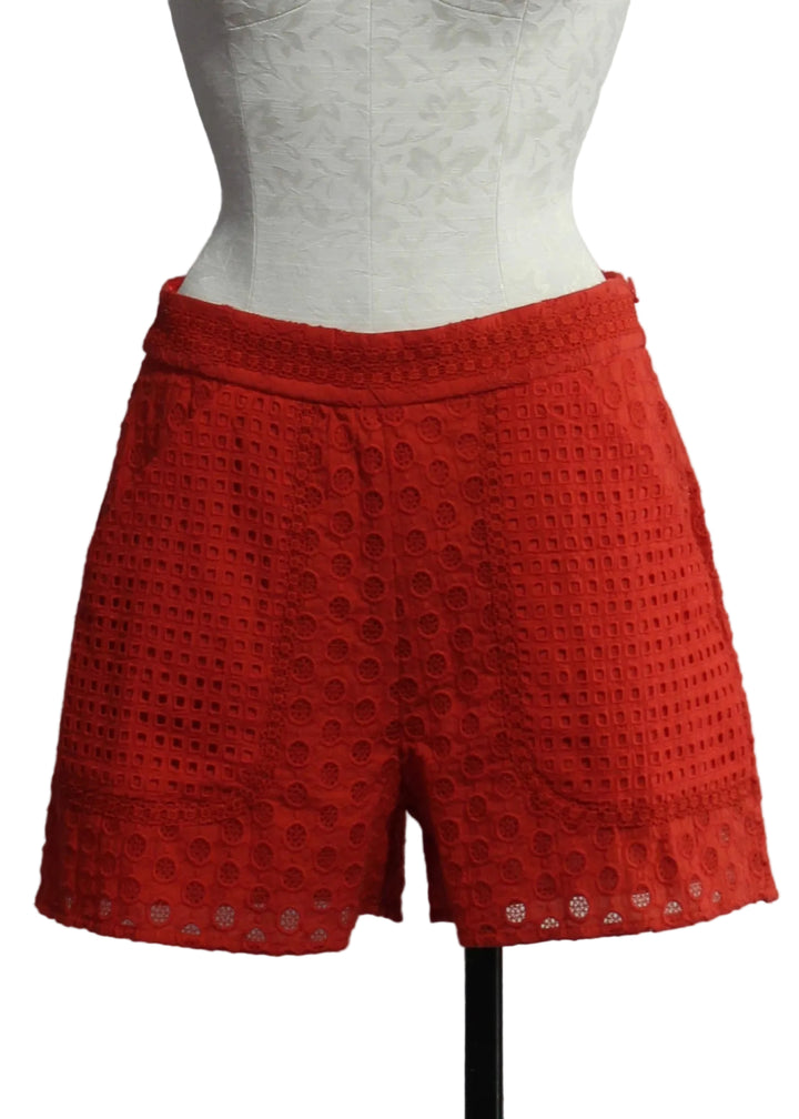 Lava Red Nova Shorts by Emily Lovelock 