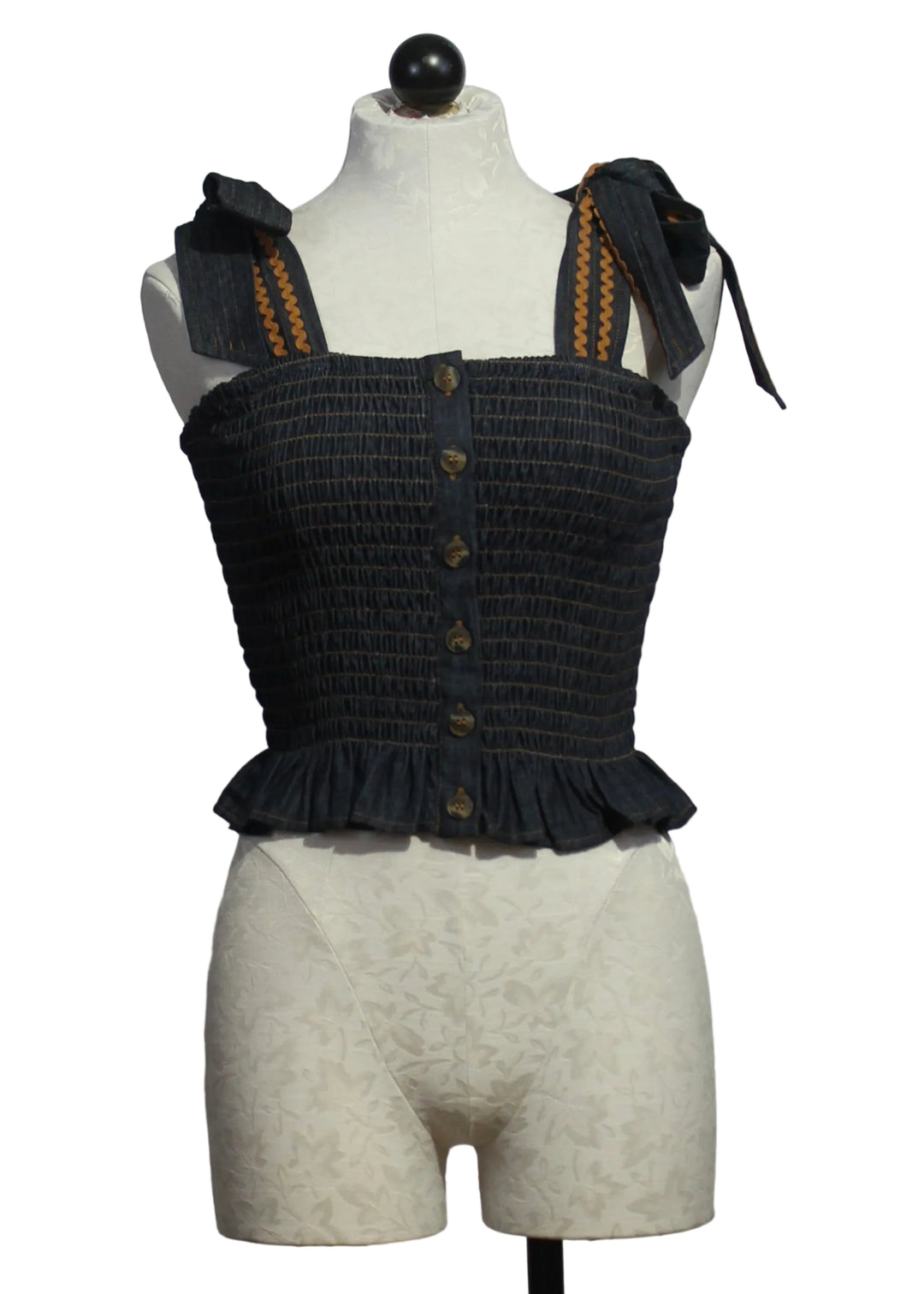 Denim Ivy Blouse by Emily Lovelock