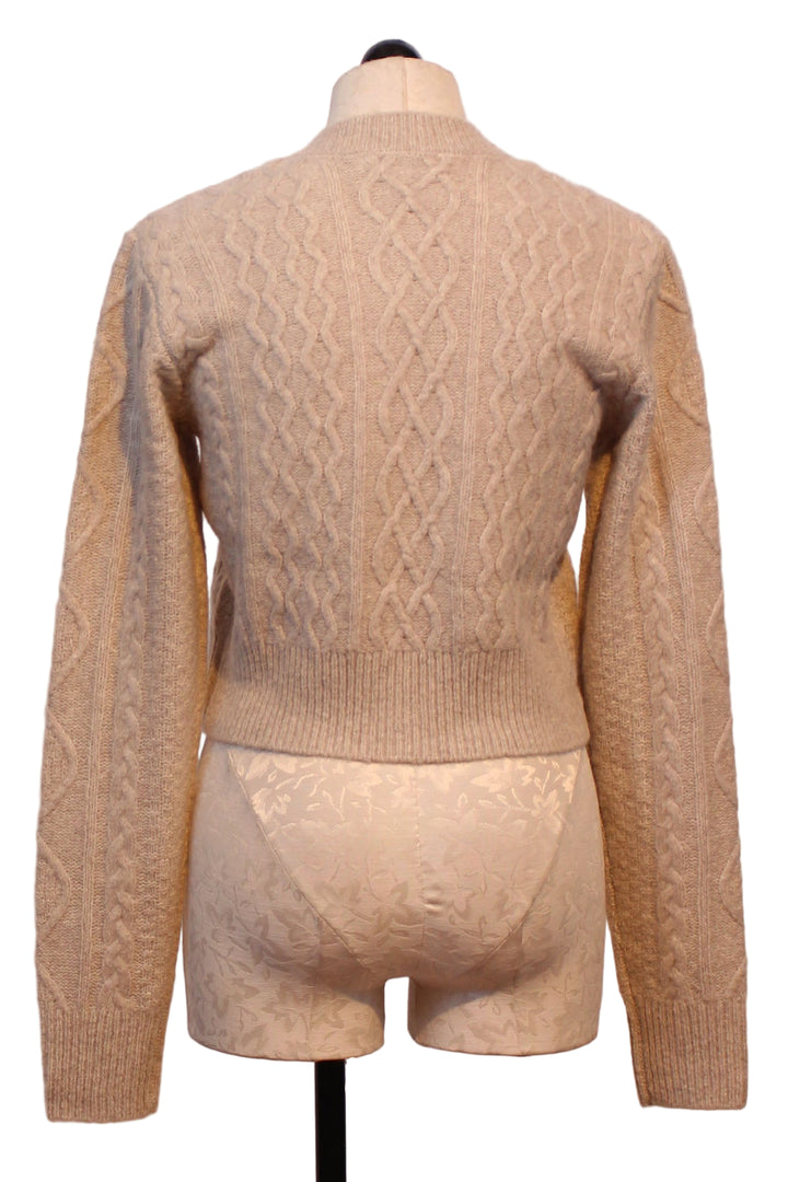 back view of Basmati colored The Eleanor Cardigan by Favorite Daughter