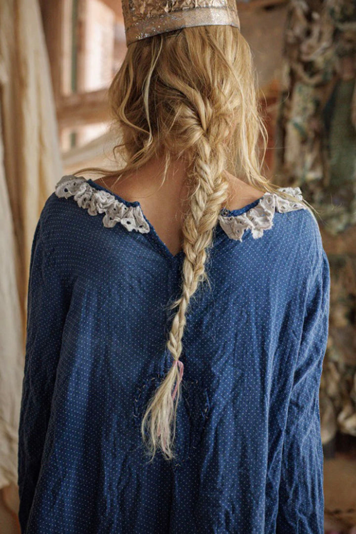 back view of Cotton Twill Eudora Dress by Magnolia Pearl 