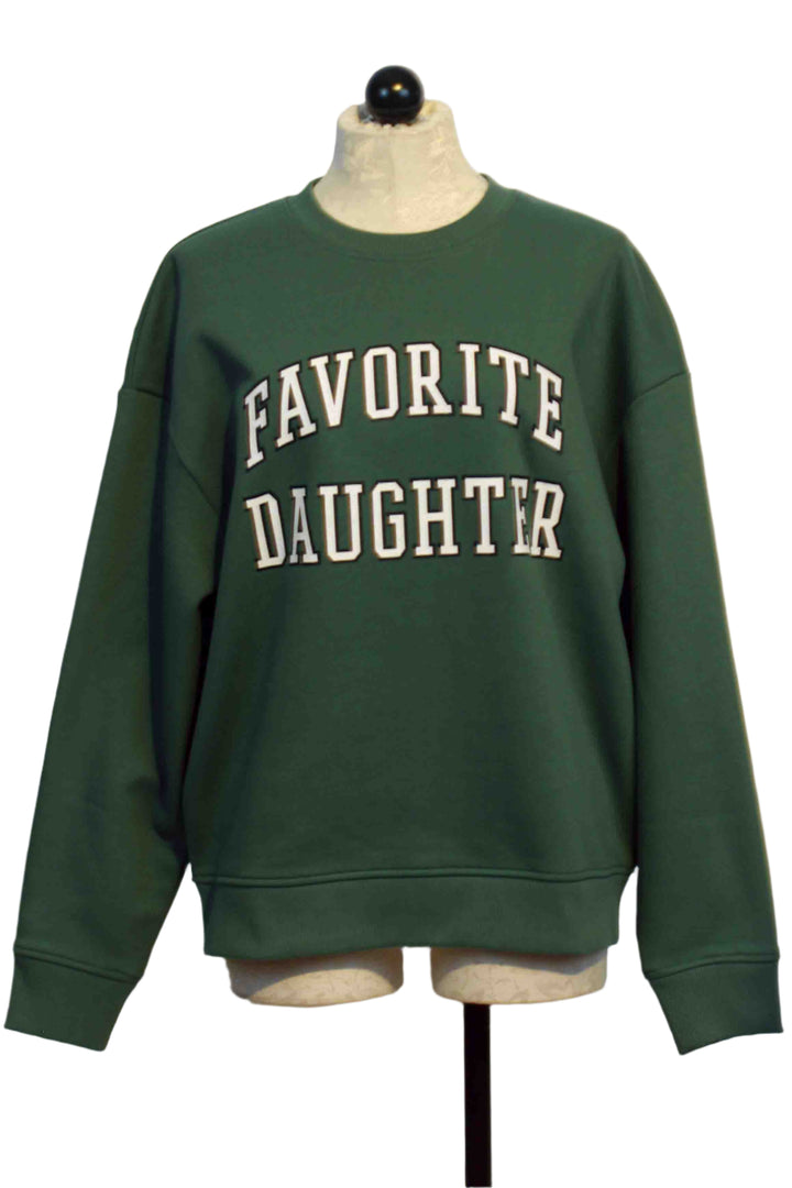 Evergreen Collegiate Sweatshirt by Favorite Daughter 