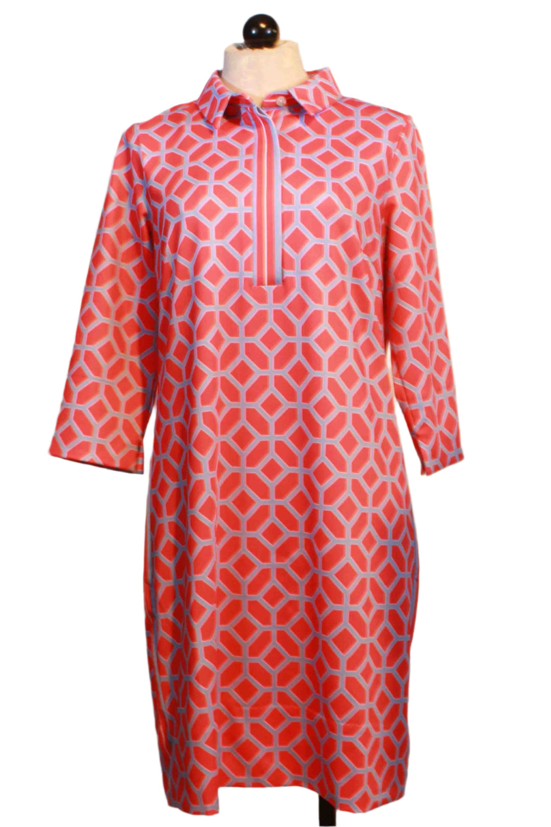 Coral/Peri Jersey Everywhere Dress by Gretchen Scott