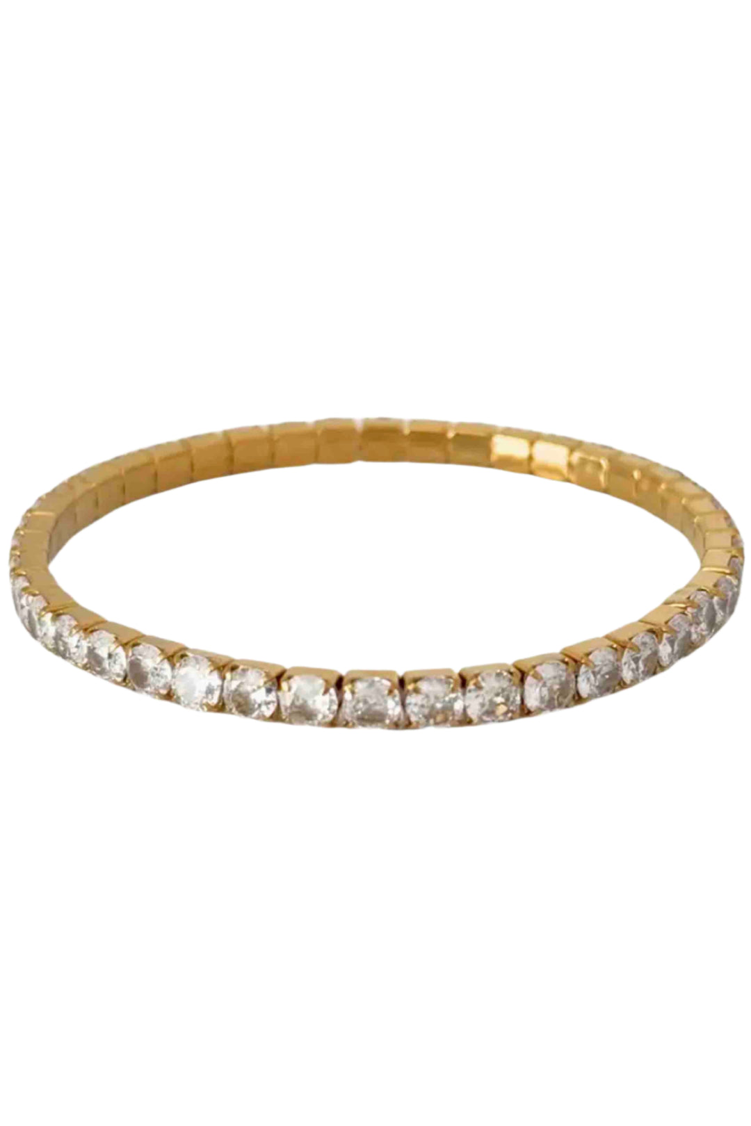 Gold Ezra Tennis Bracelet by Ellie Vail